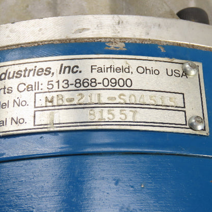 Force Control Ind. MB-211-S04515 Posistop Pneumatic Release Braking Device