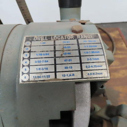 Franklin Mfg. BW-70 Drill Bit Sharpener #70-11/32" Size Range 115V W/ Collets
