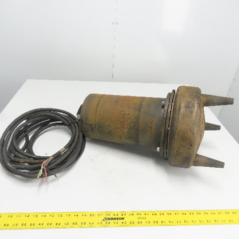 Barnes 133117 3HP 3" Discharge Sewage Ejector Pump 460V 3Ph 7.50" Impeller