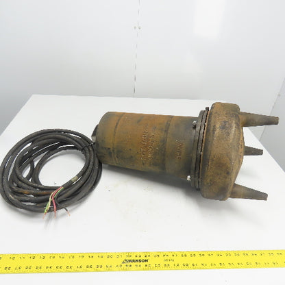Barnes 133117 3HP 3" Discharge Sewage Ejector Pump 460V 3Ph 7.50" Impeller