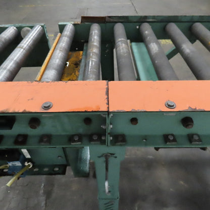26" BF x 12' Gravity Roller Conveyor 32" Frame Width Adjustable Height