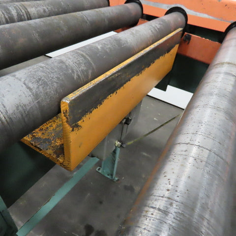 26" BF x 12' Gravity Roller Conveyor 32" Frame Width Adjustable Height