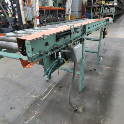26" BF x 12' Gravity Roller Conveyor 32" Frame Width Adjustable Height