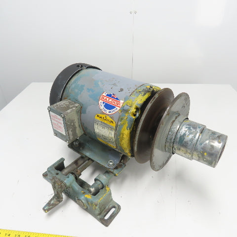 Baldor M5603 1HP 3PhAC Electric Motor 230/460V 1725RPM 182 Frame W/ Roto-Cone