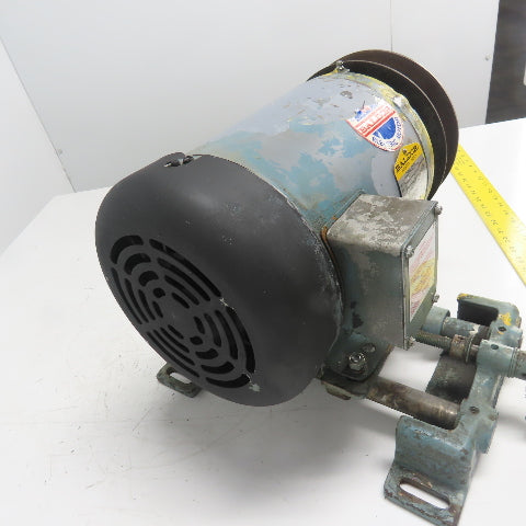 Baldor M5603 1HP 3PhAC Electric Motor 230/460V 1725RPM 182 Frame W/ Roto-Cone