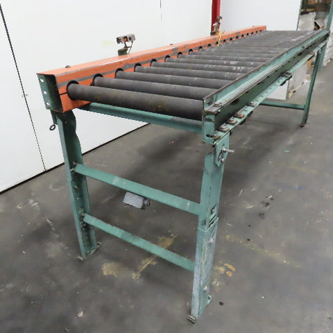 26" BF x 18' Powered Roller Conveyor 32" Frame Width Adjustable Height No Motor