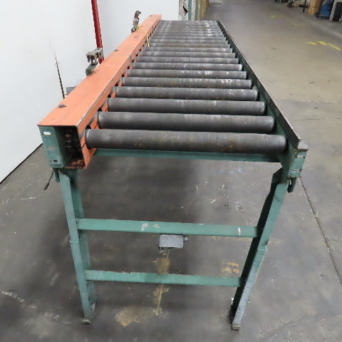 26" BF x 18' Powered Roller Conveyor 32" Frame Width Adjustable Height No Motor