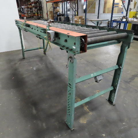 26" BF x 18' Powered Roller Conveyor 32" Frame Width Adjustable Height No Motor