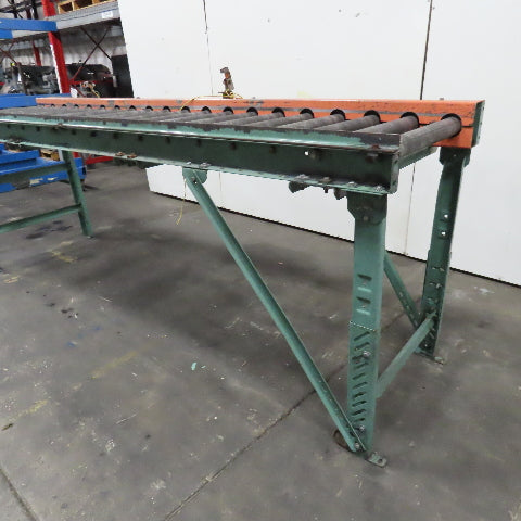 26" BF x 18' Powered Roller Conveyor 32" Frame Width Adjustable Height No Motor