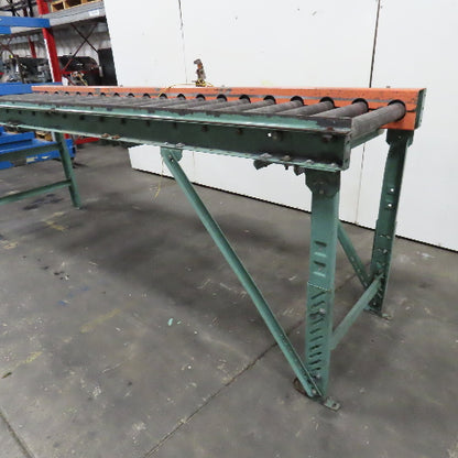 26" BF x 18' Powered Roller Conveyor 32" Frame Width Adjustable Height No Motor
