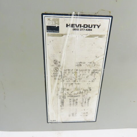 Hevi-Duty HS5F5AS 5KVA Transformer 1Ph 240x480V Pri 120/240V Sec