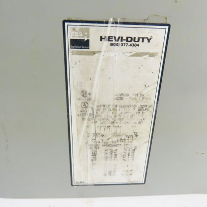 Hevi-Duty HS5F5AS 5KVA Transformer 1Ph 240x480V Pri 120/240V Sec