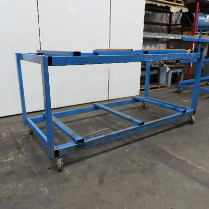 Steel Rolling Storage Rack 116"W ID x 56" x 57" Tall