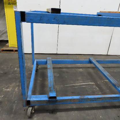 Steel Rolling Storage Rack 116"W ID x 56" x 57" Tall