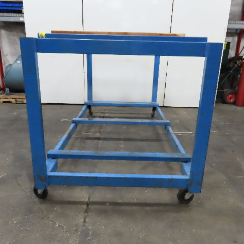 Steel Rolling Storage Rack 116"W ID x 56" x 57" Tall