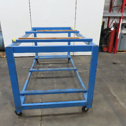 Steel Rolling Storage Rack 116"W ID x 56" x 57" Tall