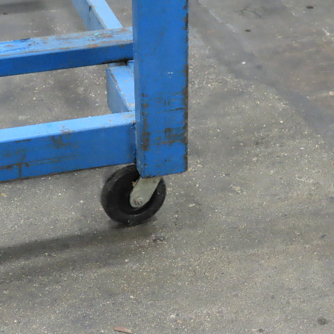 Steel Rolling Storage Rack 116"W ID x 56" x 57" Tall