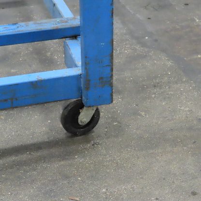 Steel Rolling Storage Rack 116"W ID x 56" x 57" Tall