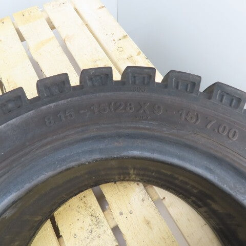 Nexen SolidPro 28 x 9-15 / 7.00 (8.15-15) Solid Cushion Forklift Tire Set/2