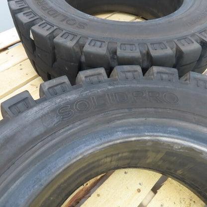 Nexen SolidPro 28 x 9-15 / 7.00 (8.15-15) Solid Cushion Forklift Tire Set/2