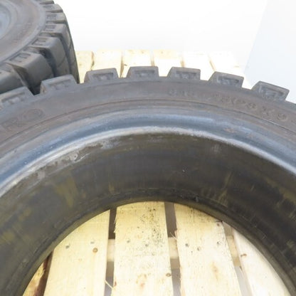 Nexen SolidPro 28 x 9-15 / 7.00 (8.15-15) Solid Cushion Forklift Tire Set/2