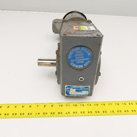 Boston Gear 60:1 Ratio Gear Motor 3/4Hp 230/460V 3Ph 28.75RPM Output