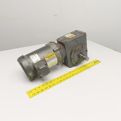 Boston Gear 60:1 Ratio Gear Motor 3/4Hp 230/460V 3Ph 28.75RPM Output