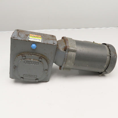 Boston Gear 60:1 Ratio Gear Motor 3/4Hp 230/460V 3Ph 28.75RPM Output