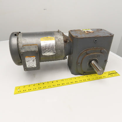 Boston Gear 60:1 Ratio Gear Motor 1.5Hp 230/460V 3Ph 28.75RPM Output