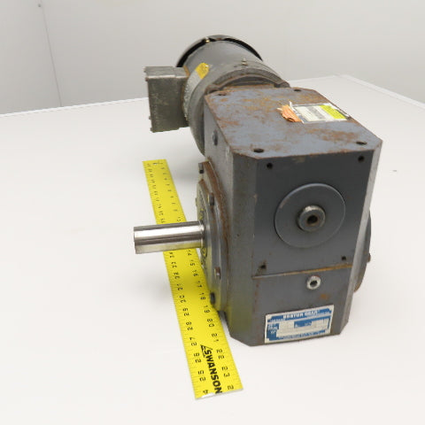 Boston Gear 60:1 Ratio Gear Motor 1.5Hp 230/460V 3Ph 28.75RPM Output