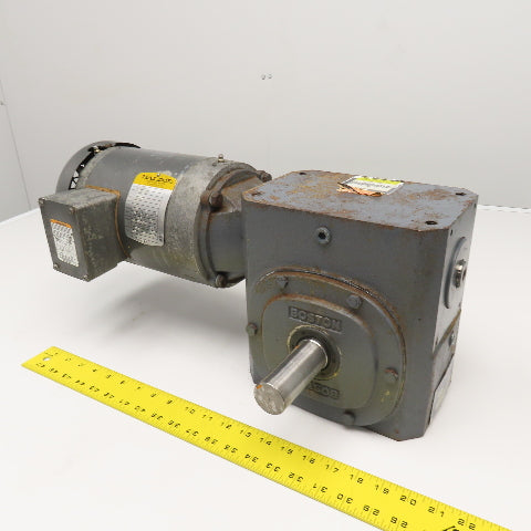 Boston Gear 60:1 Ratio Gear Motor 1.5Hp 230/460V 3Ph 28.75RPM Output