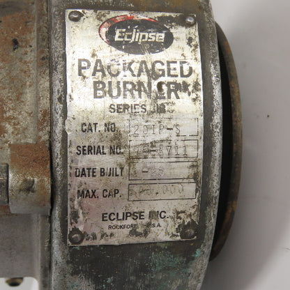 Eclipse 20IP-S Series JIB Forced Draft Packaged Nat Gas Burner 1/4HP 115V 1PH