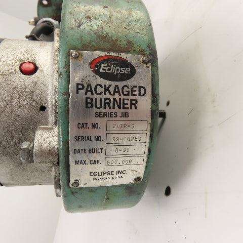 Eclipse 20IP-S Series JIB Forced Draft Packaged Nat Gas Burner 1/3HP 115V 1PH