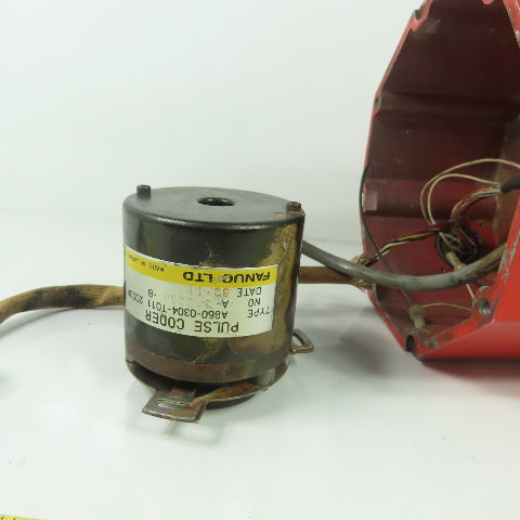 Fanuc A860-0304-T011 Pulse Coder W/ TS530N33E9 Resolver And End Cap