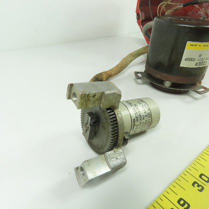 Fanuc A860-0304-T011 Pulse Coder W/ TS530N33E9 Resolver And End Cap