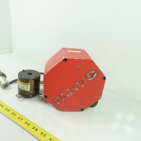 Fanuc A860-0304-T011 Pulse Coder W/ TS530N33E9 Resolver And End Cap
