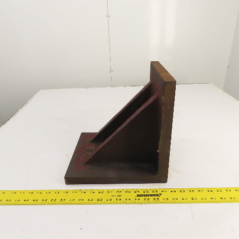 1-1/8" Thick Steel Right Angle Plate Machinist Set Up Fixture 10.625" x 12
