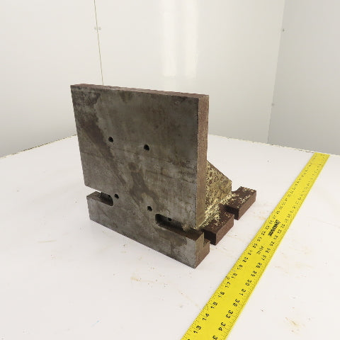 1-1/4" Thick Steel Right Angle Plate Machinist Set Up Fixture 11.5" x 12" x 12"
