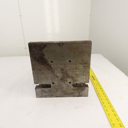 1-1/4" Thick Steel Right Angle Plate Machinist Set Up Fixture 11.5" x 12" x 12"