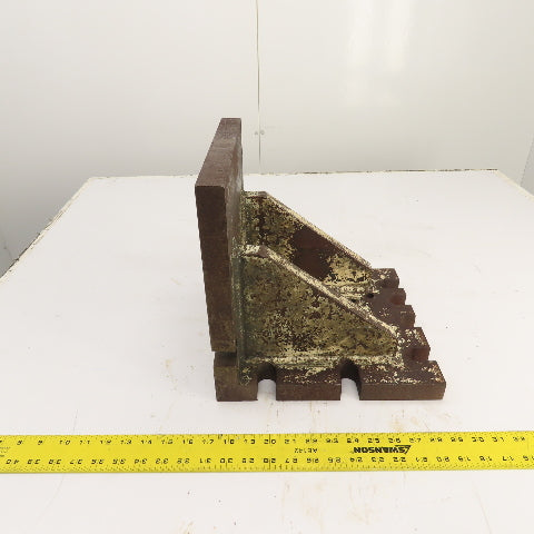 1-1/4" Thick Steel Right Angle Plate Machinist Set Up Fixture 11.5" x 12" x 12"