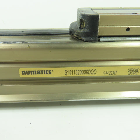 Numatics S1011320006DOO Pneumatic Rodless Cylinder 6-3/8"Stroke 32mm Bore 145PSI