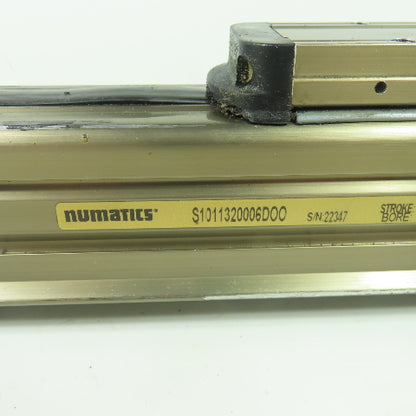 Numatics S1011320006DOO Pneumatic Rodless Cylinder 6-3/8"Stroke 32mm Bore 145PSI