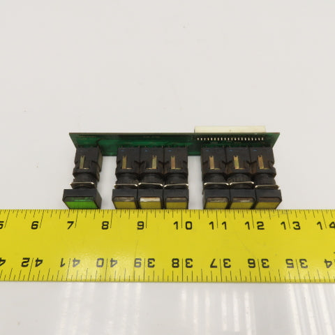 Yaskawa DE9403082 Circuit Board Push Button Assembly