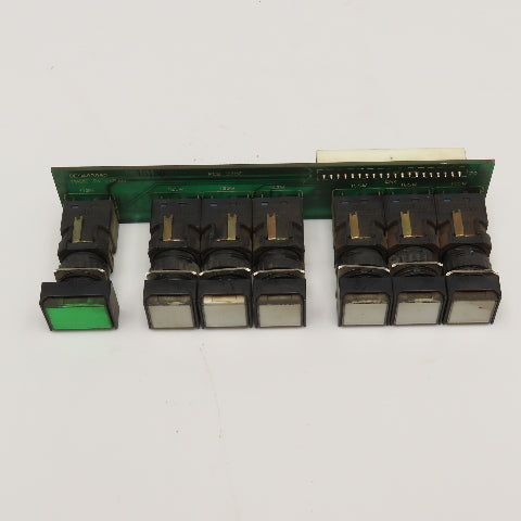Yaskawa DE9403082 Circuit Board Push Button Assembly