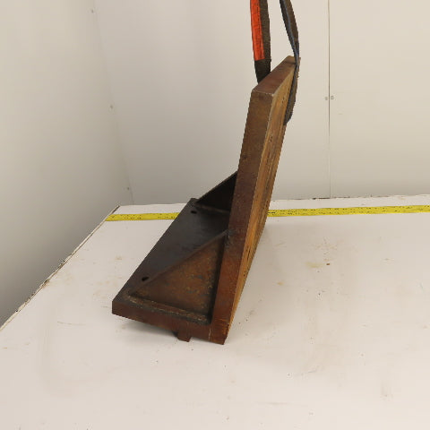 1.5" Thick Steel Right Angle Plate Machinist Set Up Fixture 23-1/4" x 20-1/2"