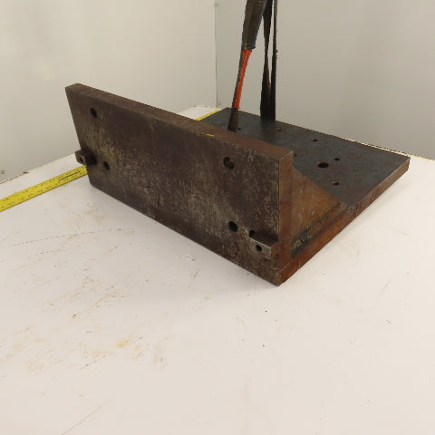 1.5" Thick Steel Right Angle Plate Machinist Set Up Fixture 23-1/4" x 20-1/2"