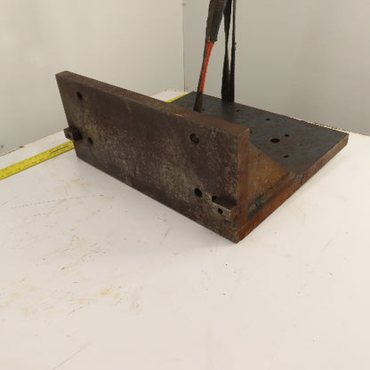 1.5" Thick Steel Right Angle Plate Machinist Set Up Fixture 23-1/4" x 20-1/2"