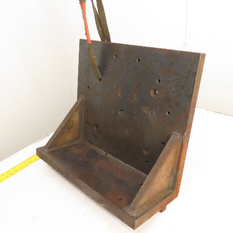 1.5" Thick Steel Right Angle Plate Machinist Set Up Fixture 23-1/4" x 20-1/2"
