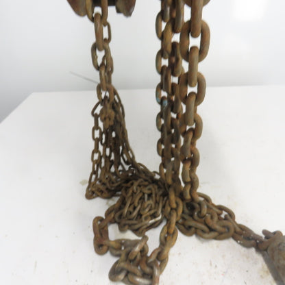 Yale Model SS 1 Ton 2000LBS Manual Chain Fall Hoist 10' Lift
