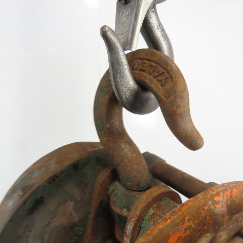 Yale Model SS 1 Ton 2000LBS Manual Chain Fall Hoist 10' Lift